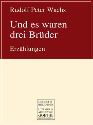 cover image of Und es waren drei Brüder